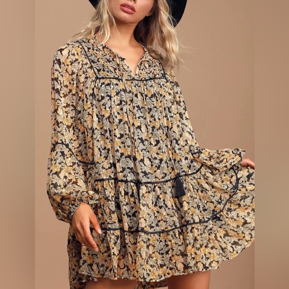 Free People Swinging Mini Dress